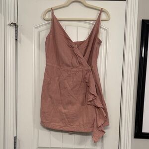 Free People Mauve Wrap Dress, Size M